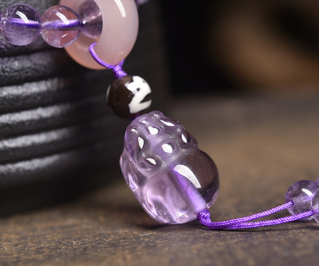 Amethyst Bracelet Necklace - 4