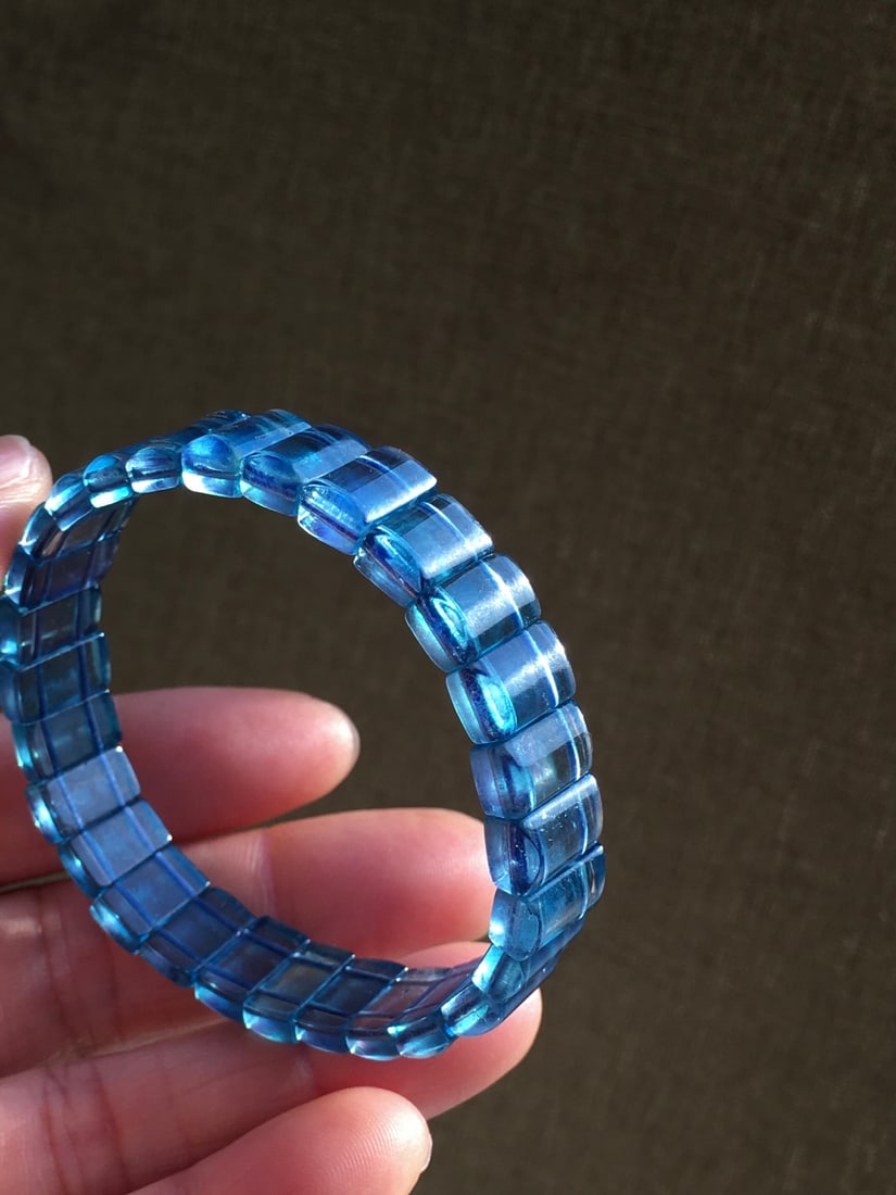 Aquamarine Strand Bracelet - 2