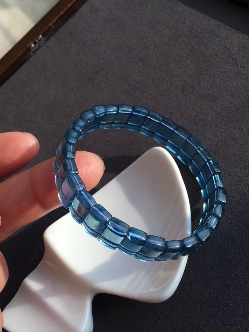 Aquamarine Strand Bracelet - 4