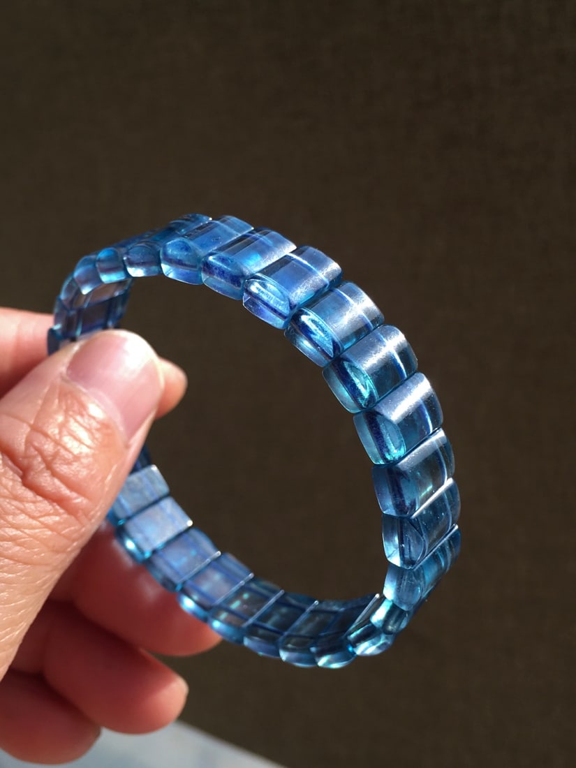 Aquamarine Strand Bracelet - 6