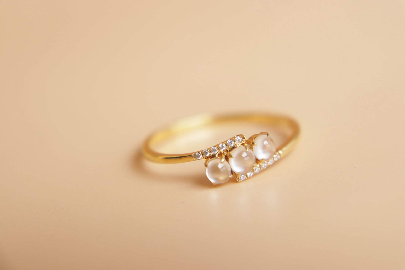 18K Gold Ring with Natural High Ice Jadeite and South African Diamonds (1 of 10)