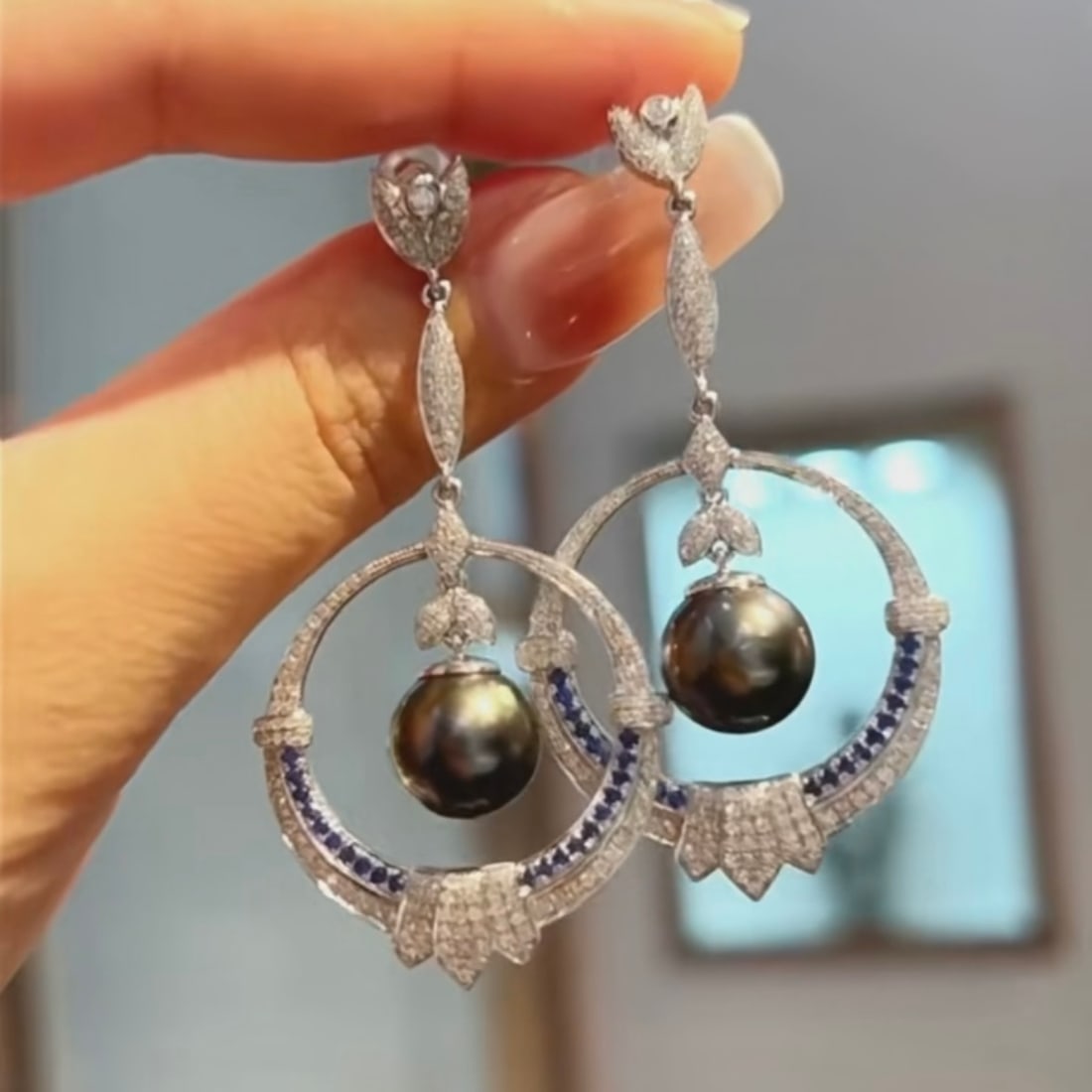 S925 Sterling Silver Pearl Earrings - 2