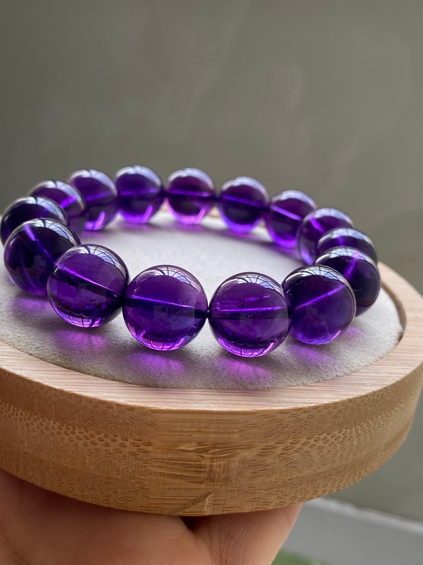 Natural Uruguayan amethyst bracelet - 4