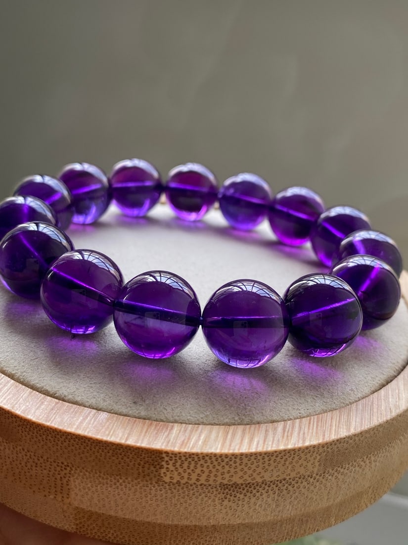 Natural Uruguayan amethyst bracelet - 6