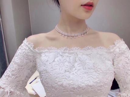 A natural pearl necklace - 3