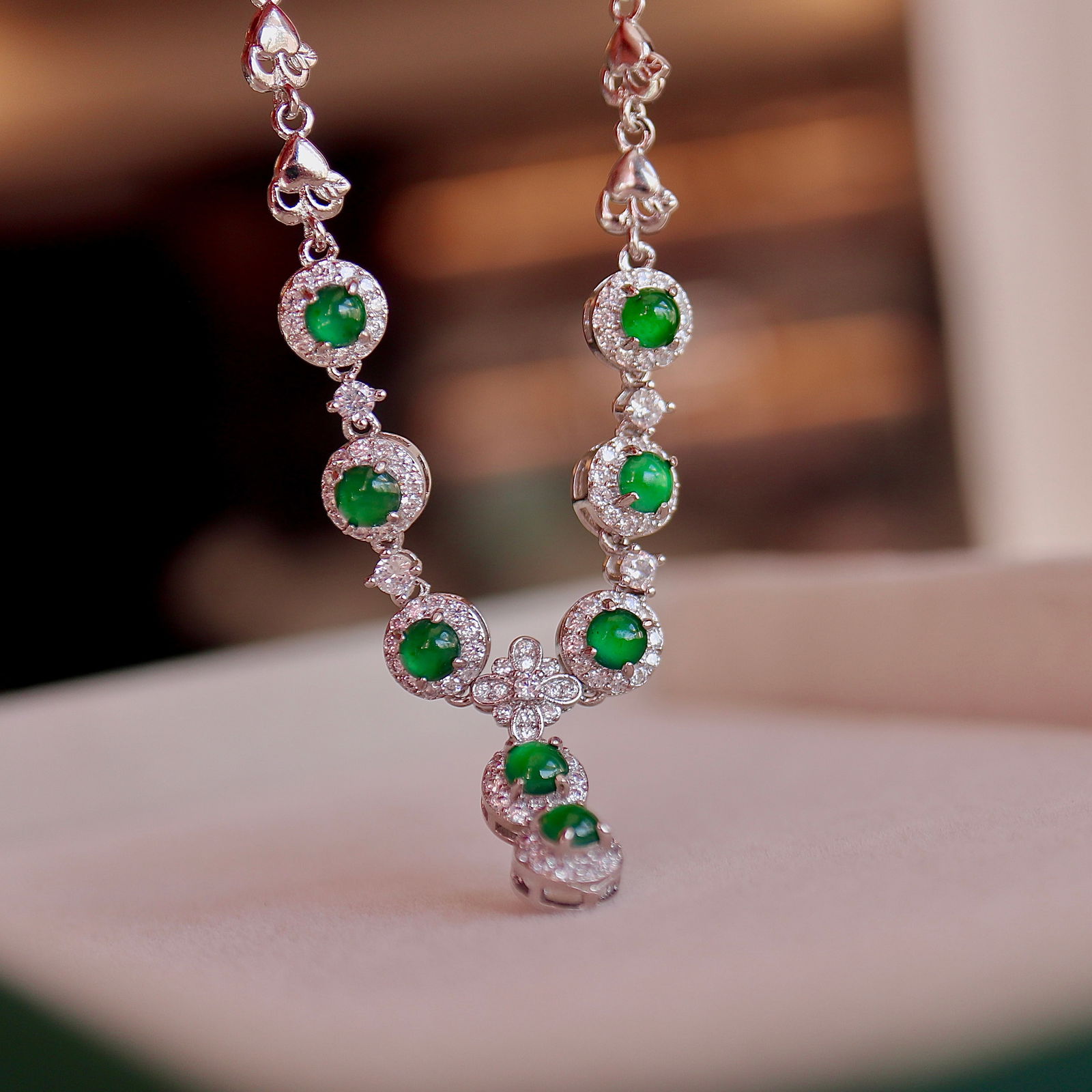 Natural Jade Necklace - 5