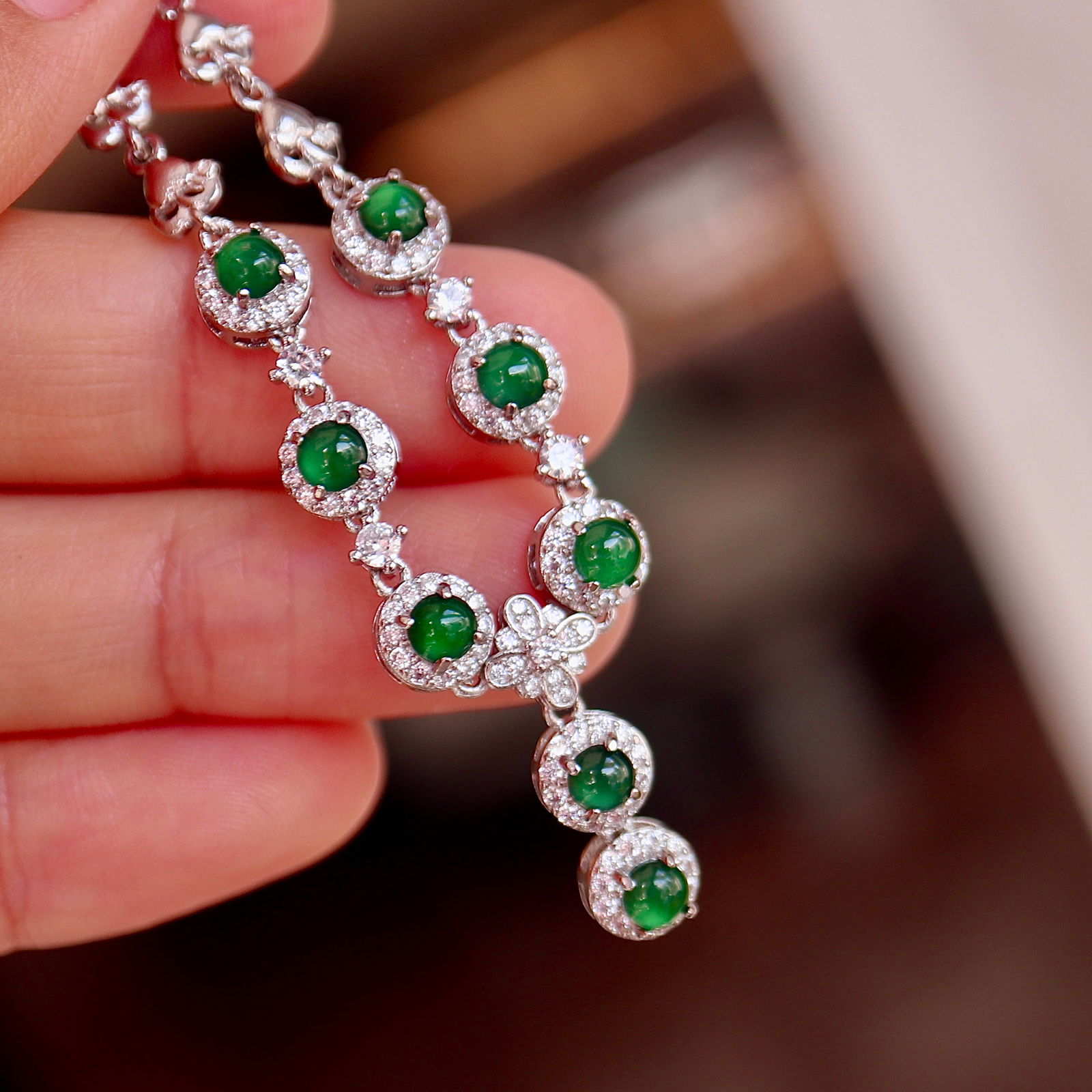 Natural Jade Necklace - 9