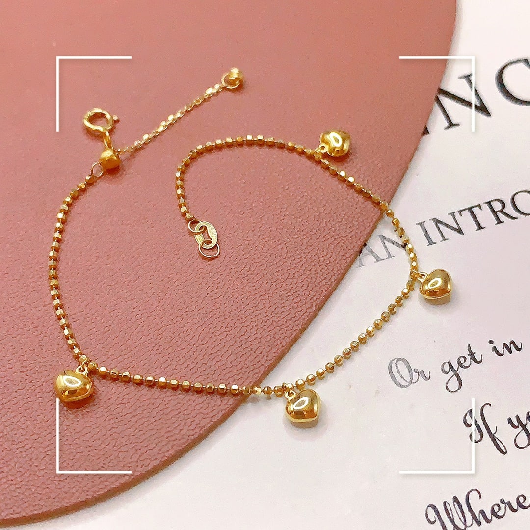 18k heart-shaped bracelet - 2