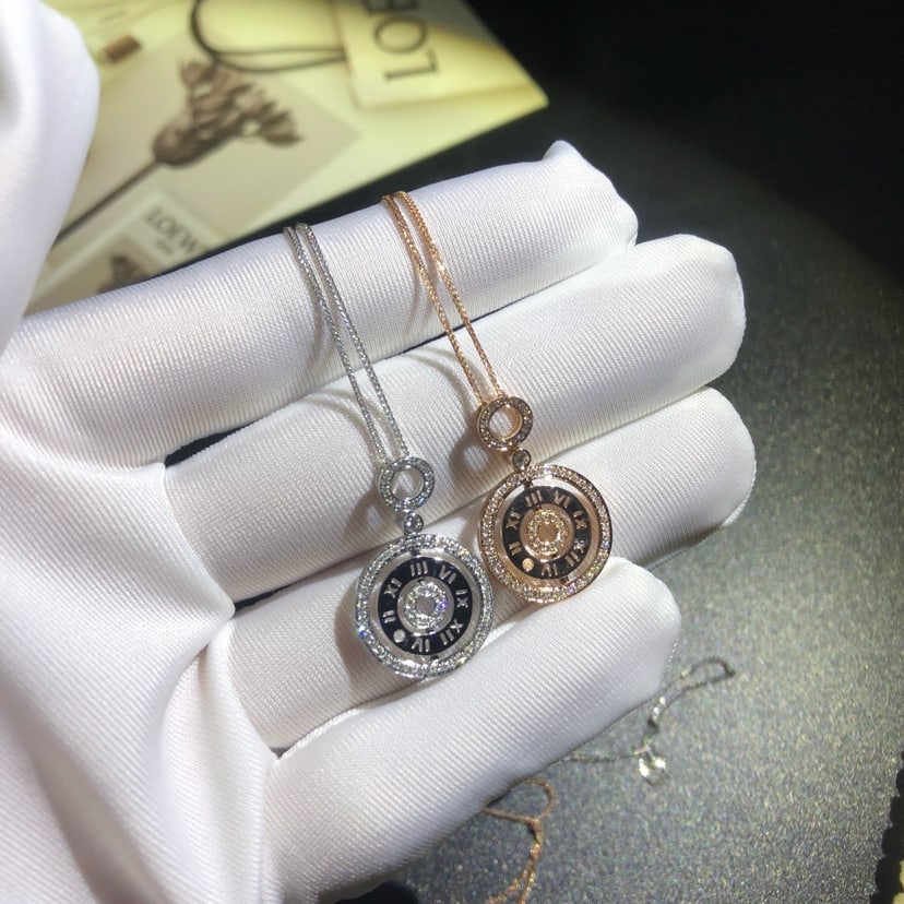 Diamond Roman numeral necklace (1 of 10)