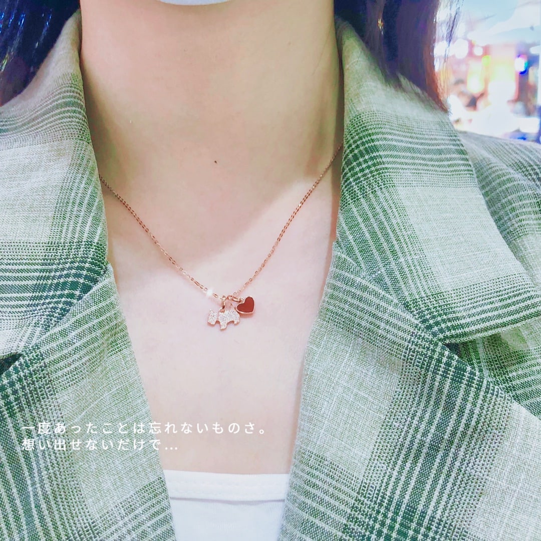 18k Gold Diamond Red Agate Collarbone Chain Necklace - 4