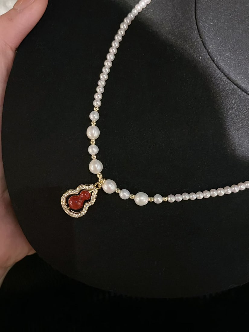 Gourd Pearl Necklace - 2