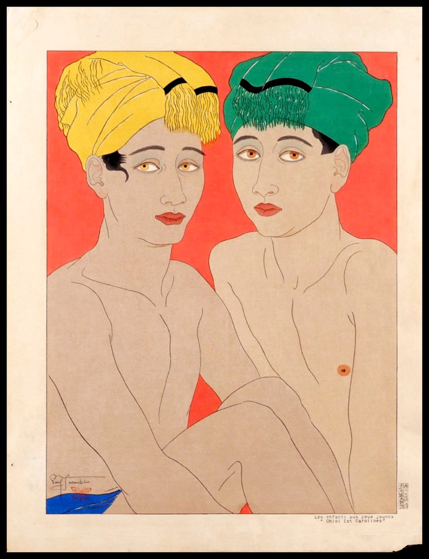 JACOULET, Paul (1902-1960) - Les Enfants aux Yeux Jaunes, Ohlol - Est Carolines (1 of 1)