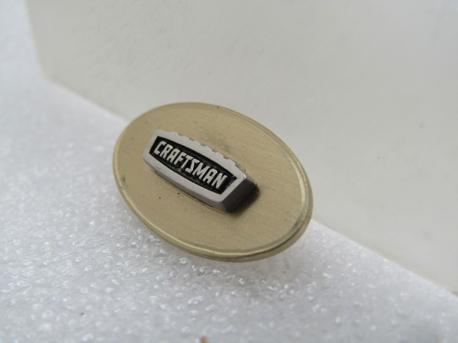 Vintage Craftsman Oval Pin, Advertising/Service Pin, 1960's-1970's - 2