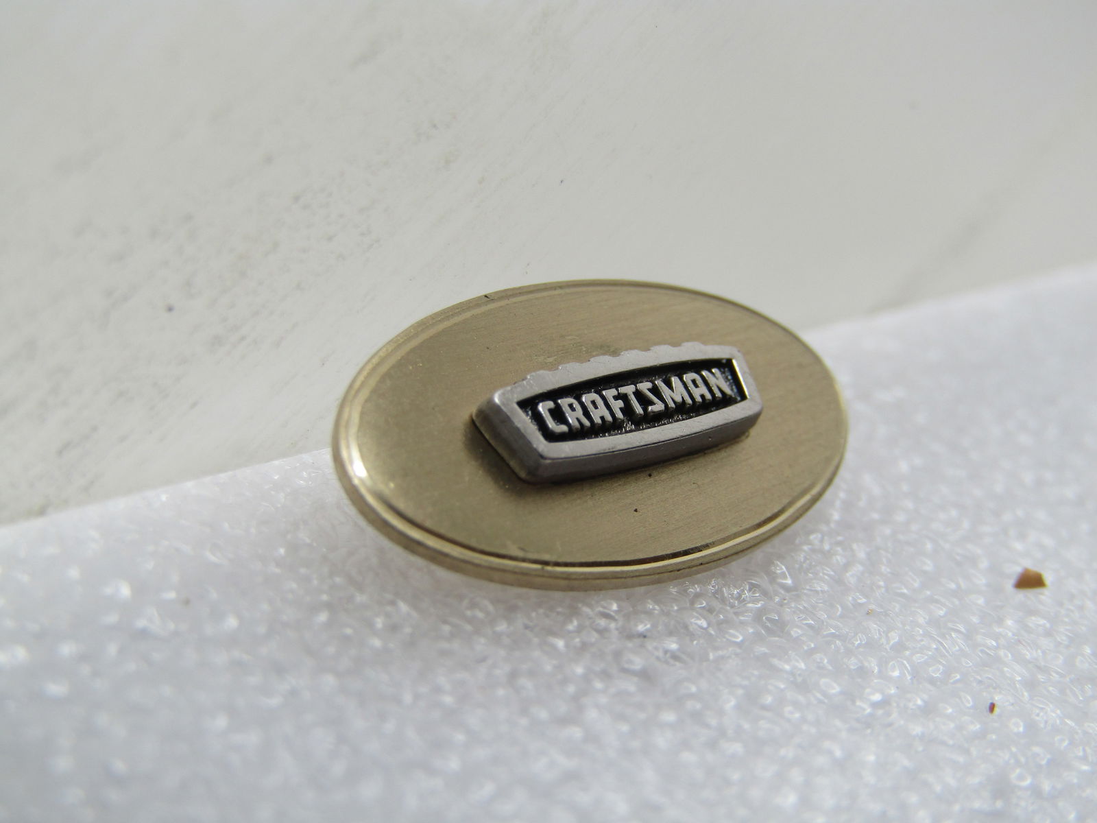 Vintage Craftsman Oval Pin, Advertising/Service Pin, 1960's-1970's - 3