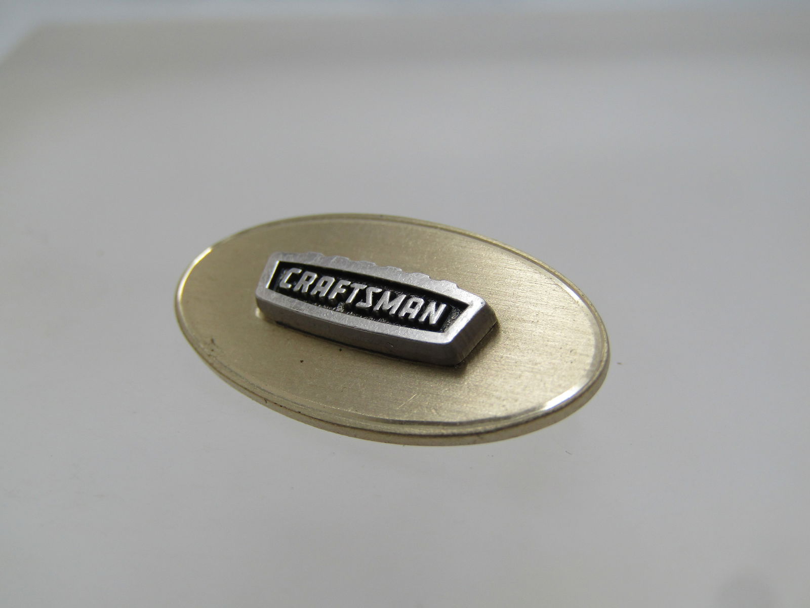 Vintage Craftsman Oval Pin, Advertising/Service Pin, 1960's-1970's - 5