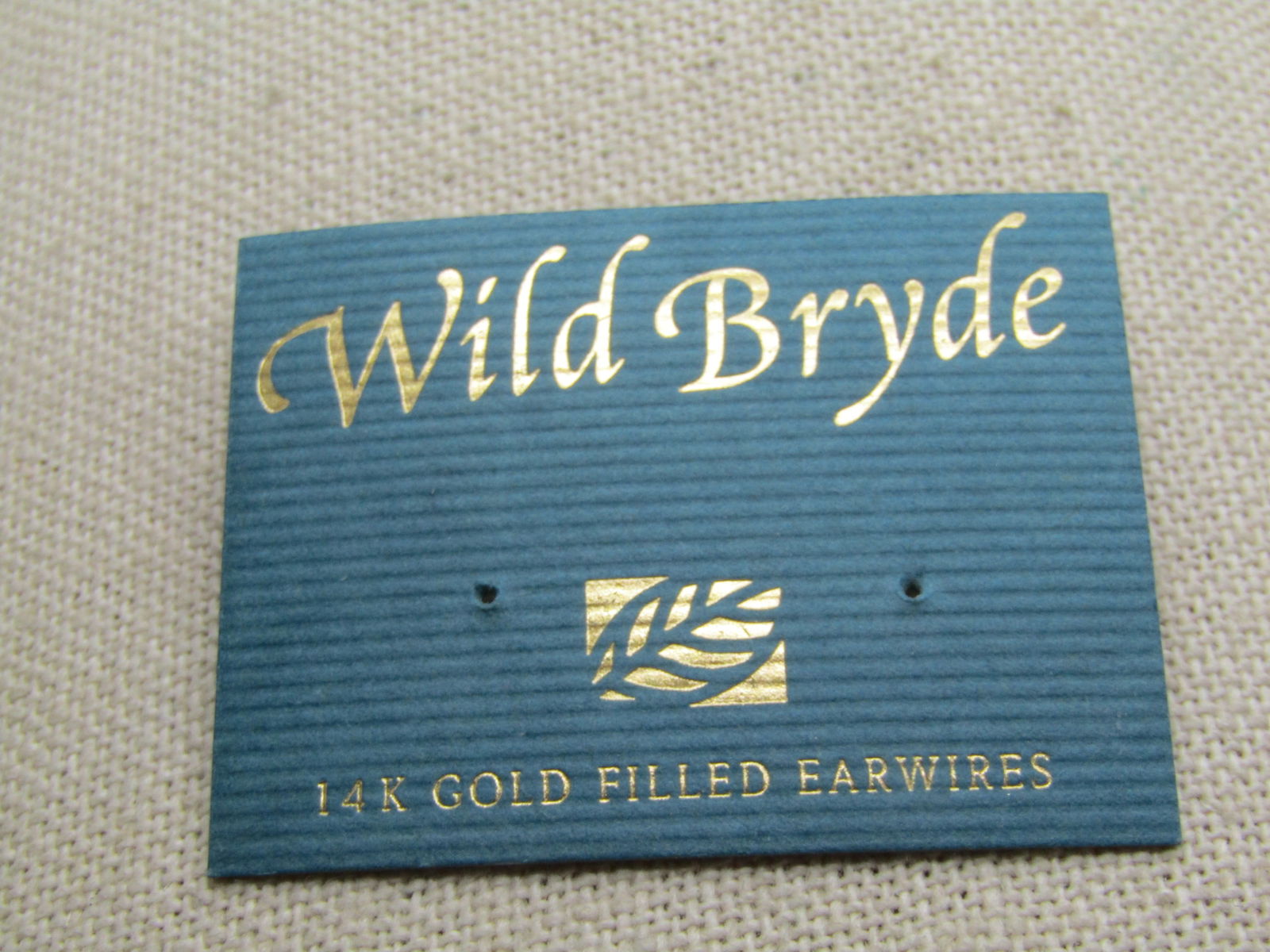 14kt G.F. Wild Bryde Panda Earrings, on Original Card, 1990's - 5