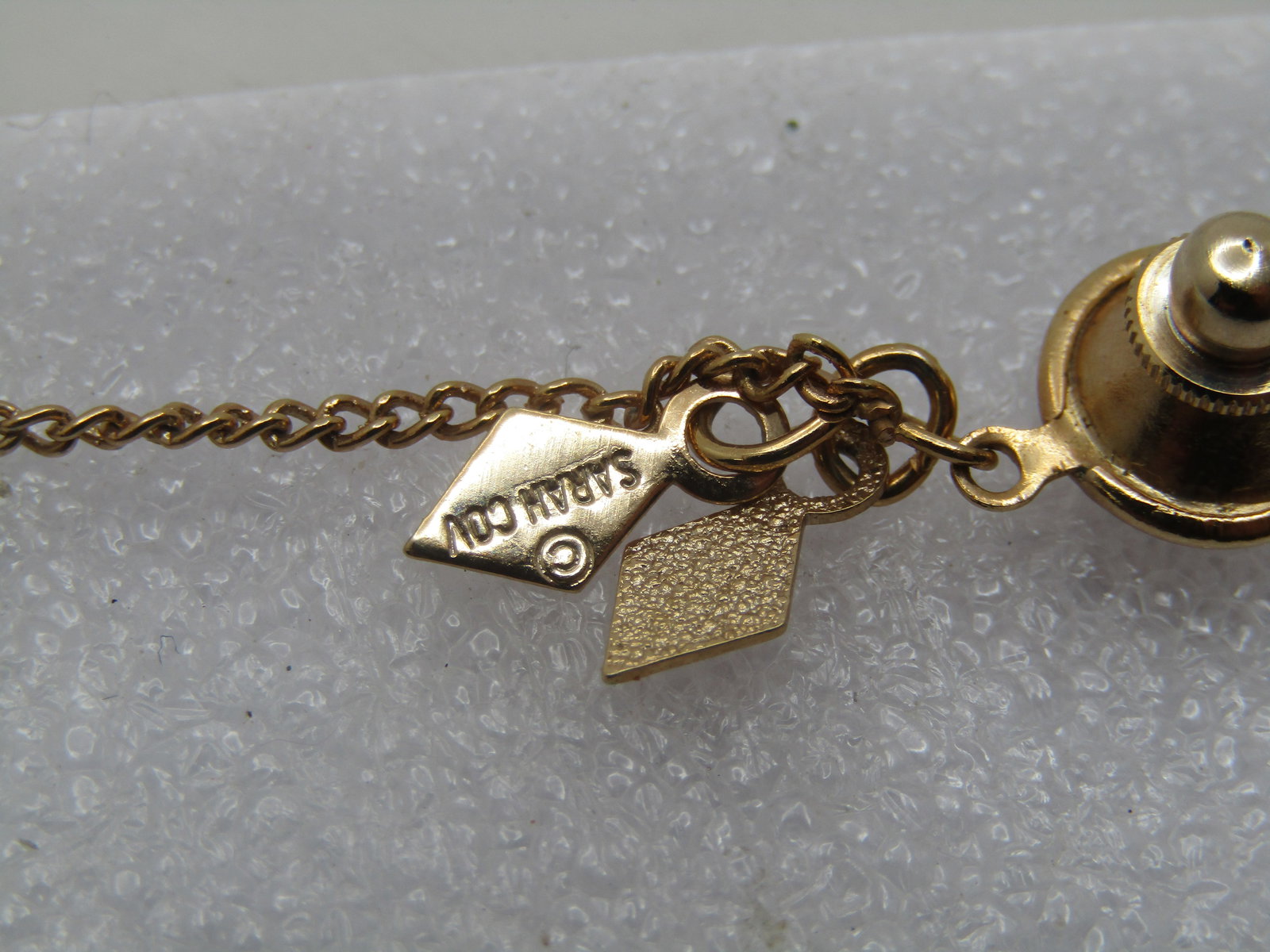 Vintage 5 Tack Pin Lot, Swank, Sarah Coventry & More, 1950's-1960's - 12