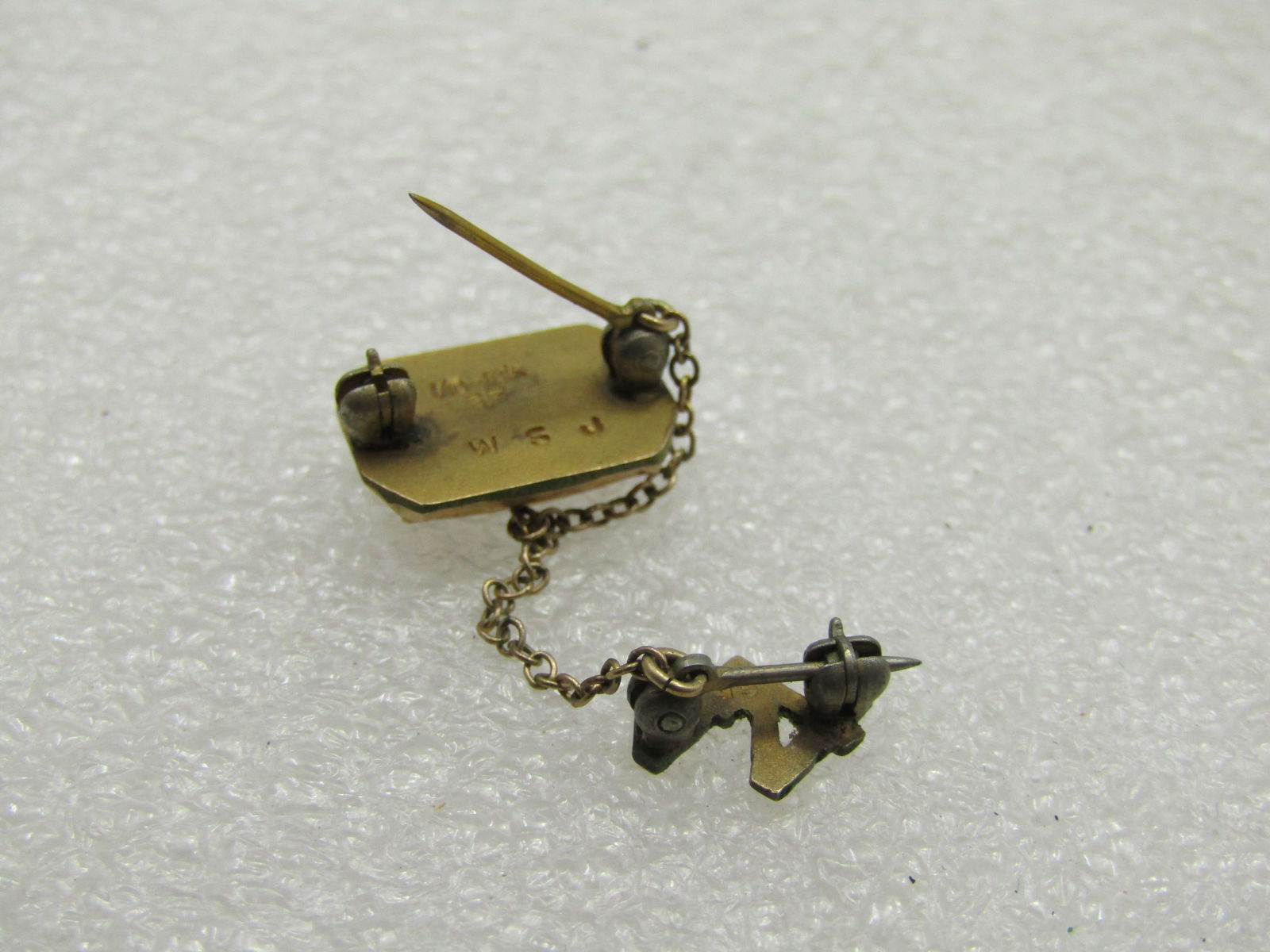 Vintage 10Kt G.F. Class Pin, 44 on Chain - 5
