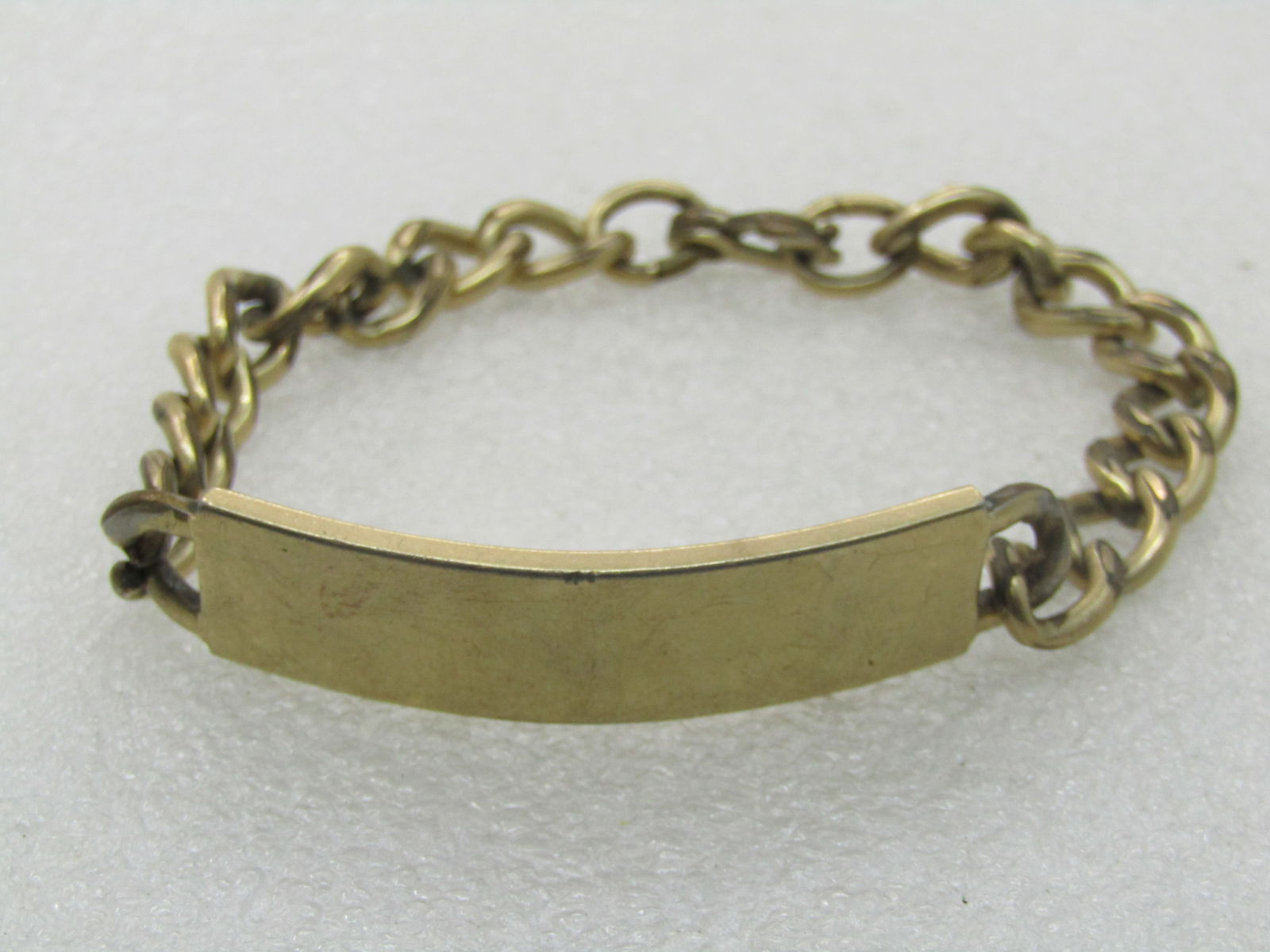 Vintage Elco 12kt GF Men's ID Bracelet, 8.25" - 4