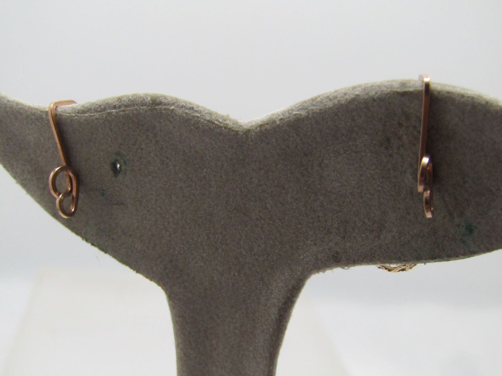 Vintage Faceted Crystal Drop Slide Earrings, Mid-Century, 10kt GF - 4