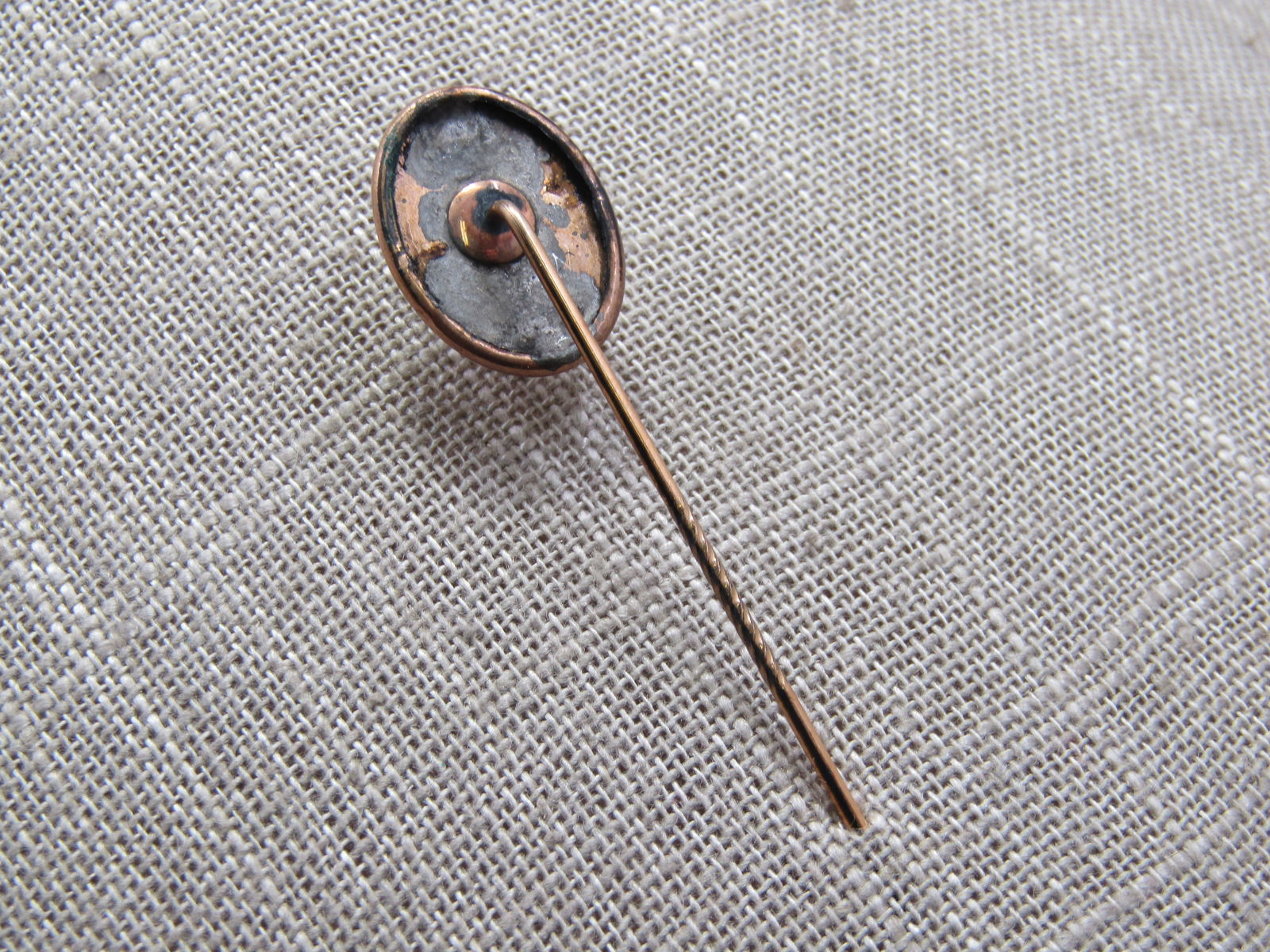 Victorian 10kt G.F. Stick Pin, 2.5", 1800's - 5