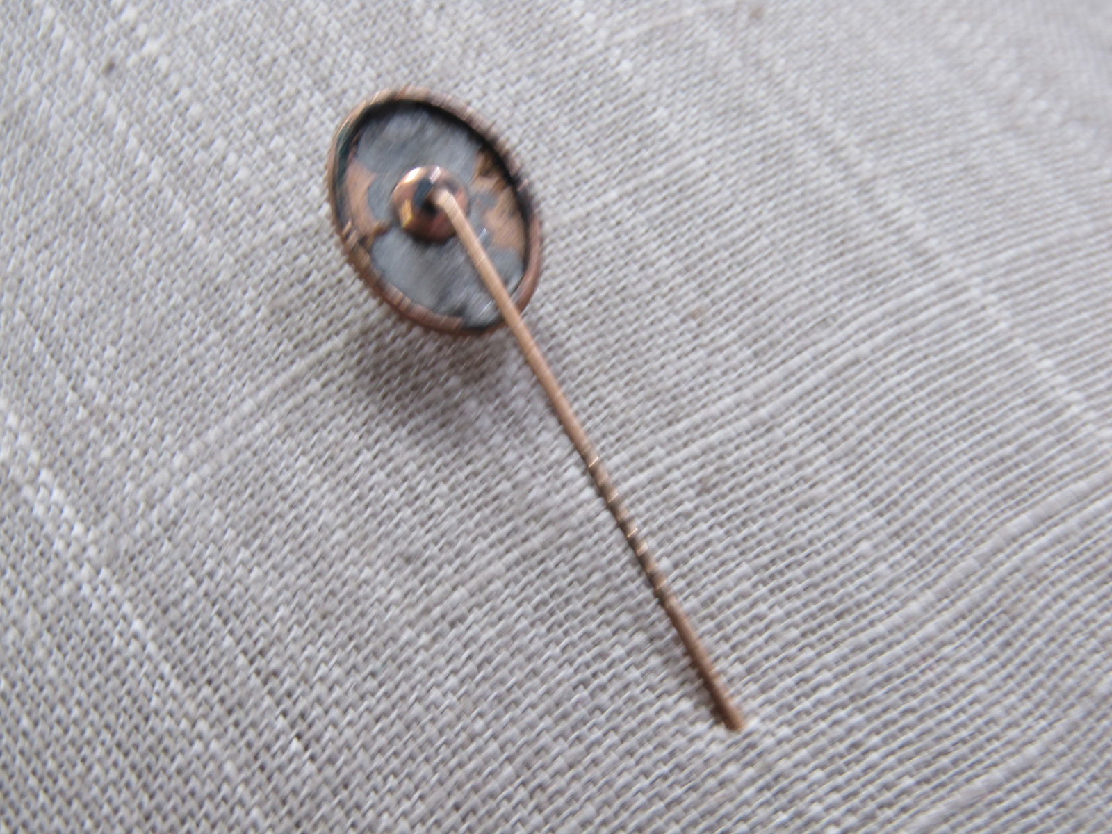 Victorian 10kt G.F. Stick Pin, 2.5", 1800's - 6