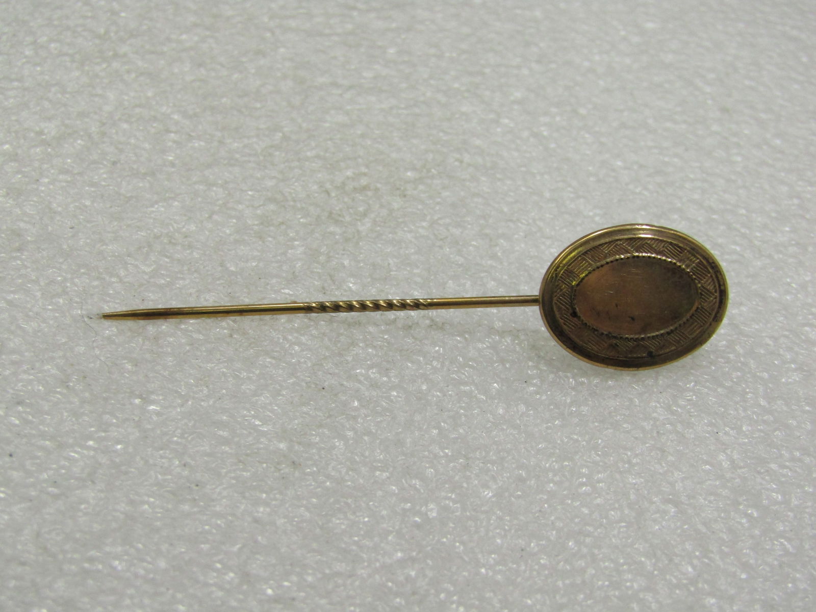 Victorian 10kt G.F. Stick Pin, 2.5", 1800's - 7