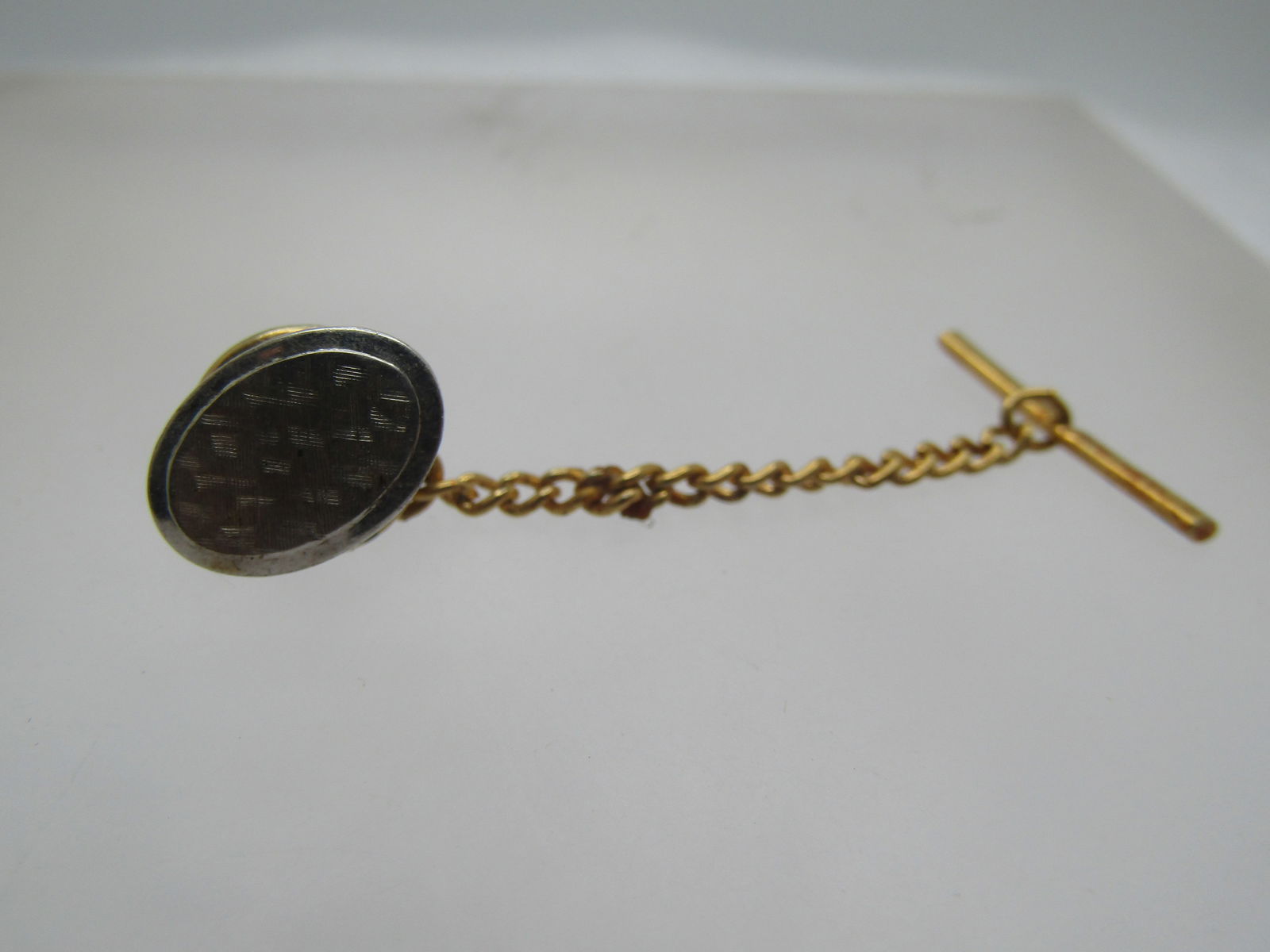 Vintage 12kt G.F. Bell Telephone Tie Clip & 3 Tie Tack Lot, 1940's-1960's - 6