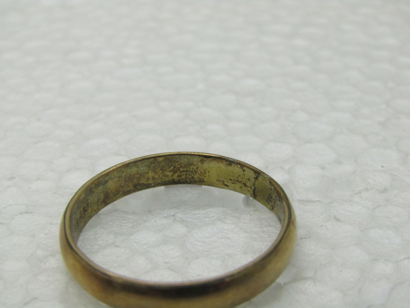 Vintage 10kt G.F. Uncas Wedding Band, Sz. 9, 3.5mm - 4