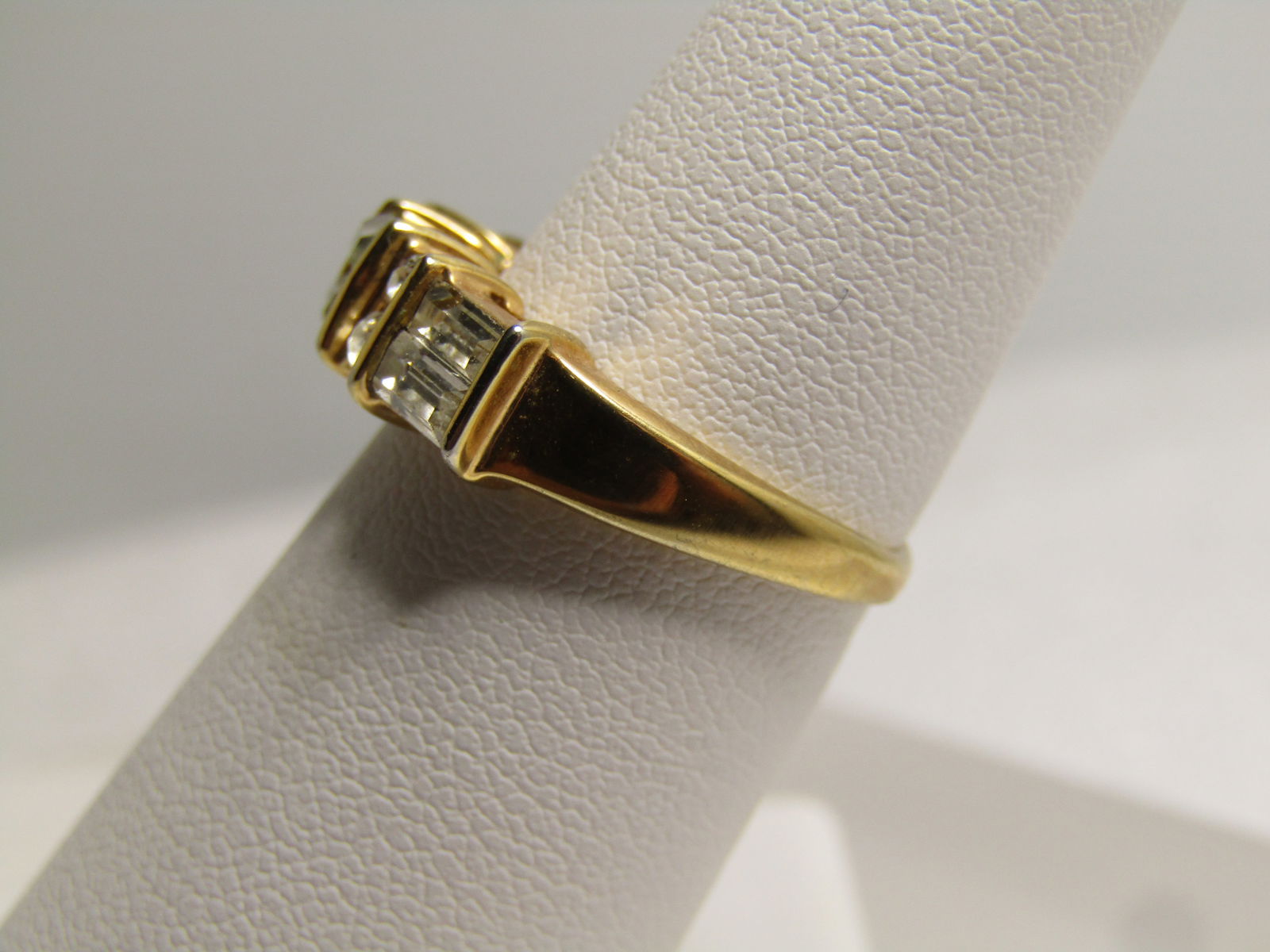 Vintage 10kt G.F. CZ Ring, Sz. 6, 1980's-1990's - 3