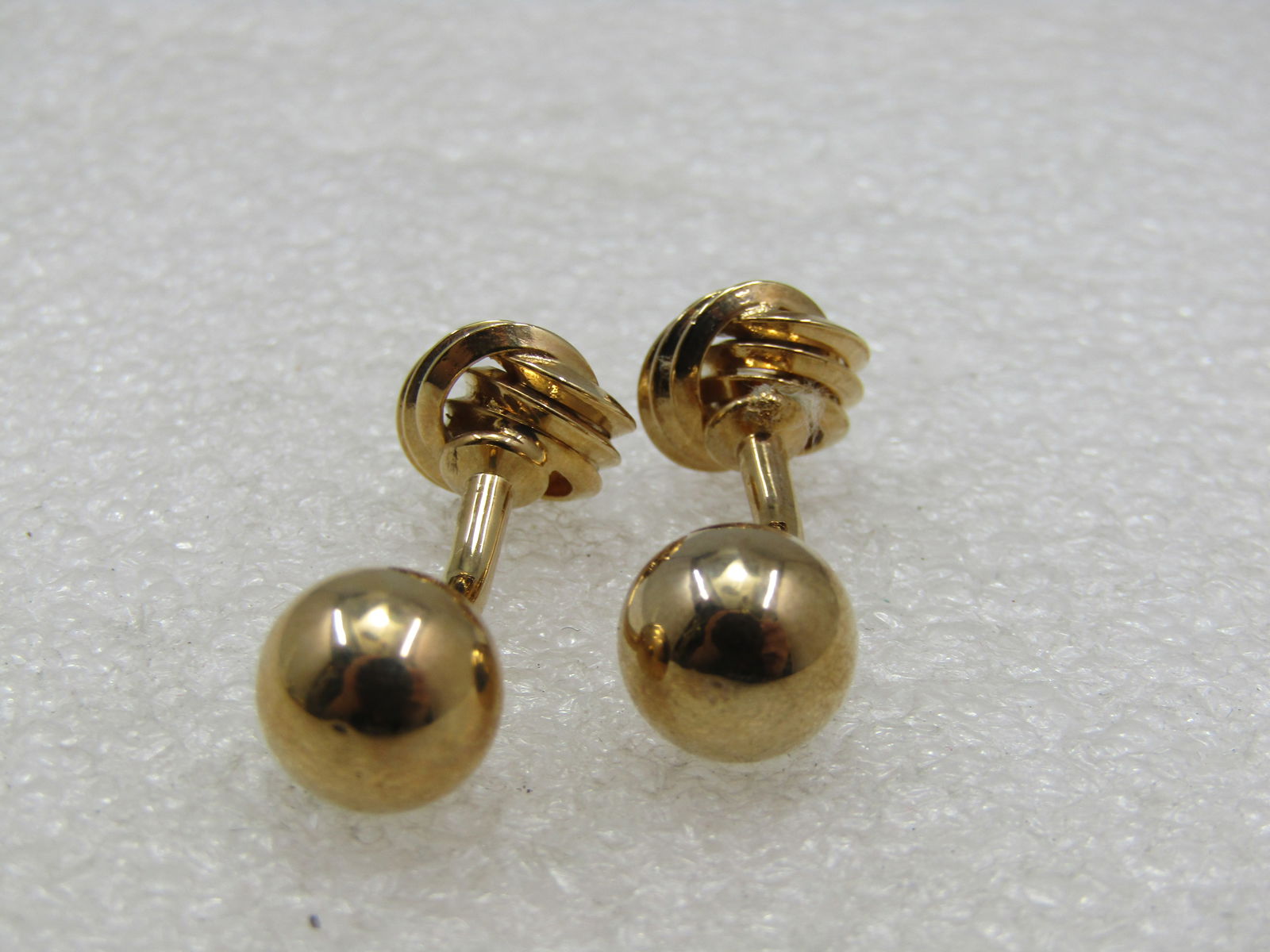 Vintage Love Knot Cufflinks, Tuxedo Style, 1" - 4