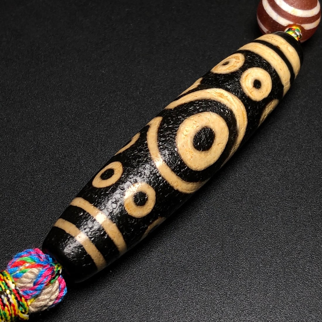 Hand knitting Tibetan DZI Agate Necklace - 7