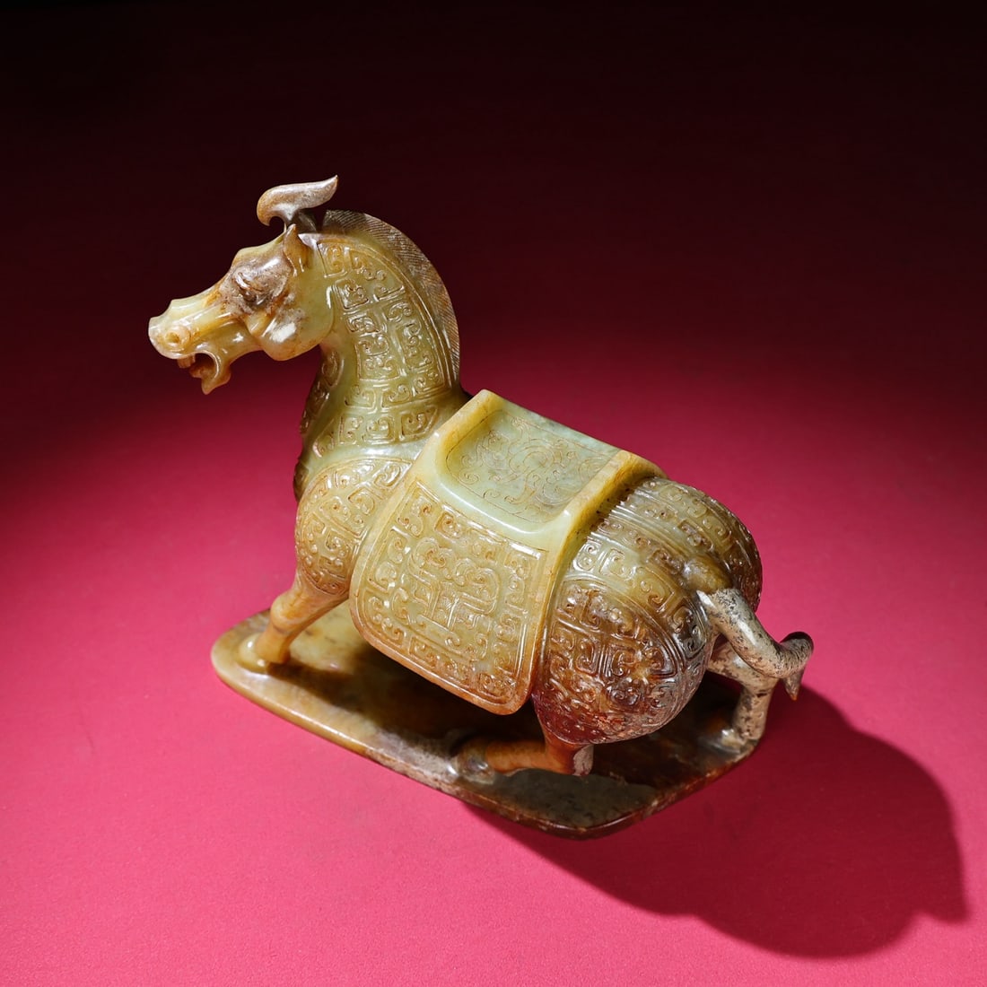 Chinese Qing Dynasty Hetian Jade Horse Statue - 6
