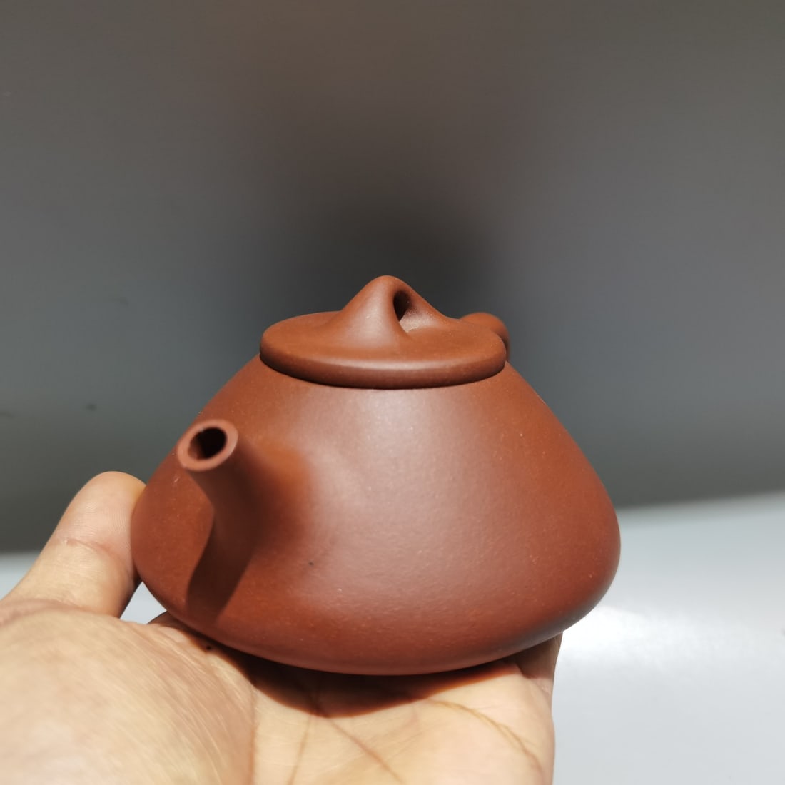 Chinese Yixing Zisha Clay Teapot w Artist Signed - 2