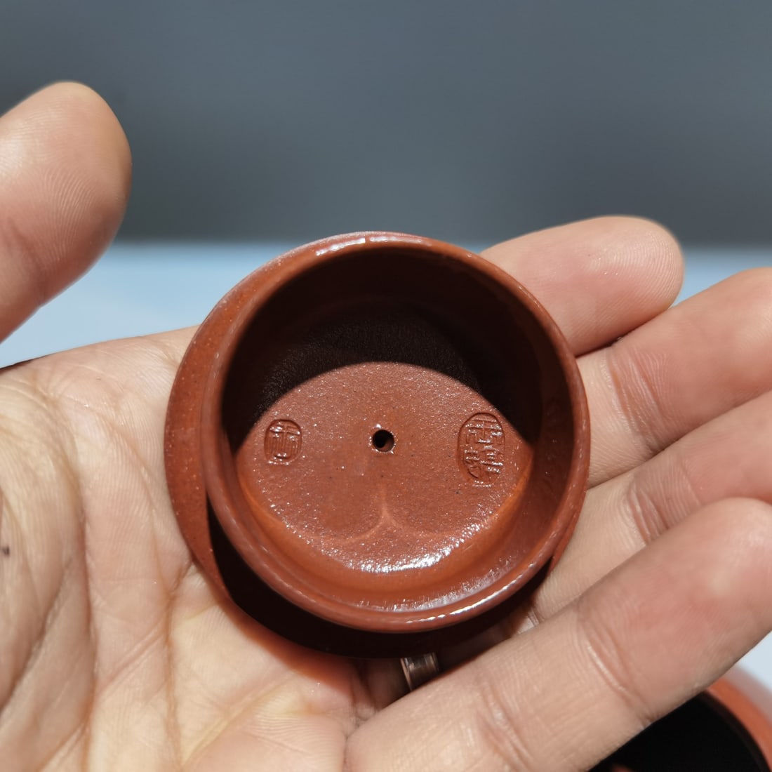 Chinese Yixing Zisha Clay Teapot w Artist Signed - 6