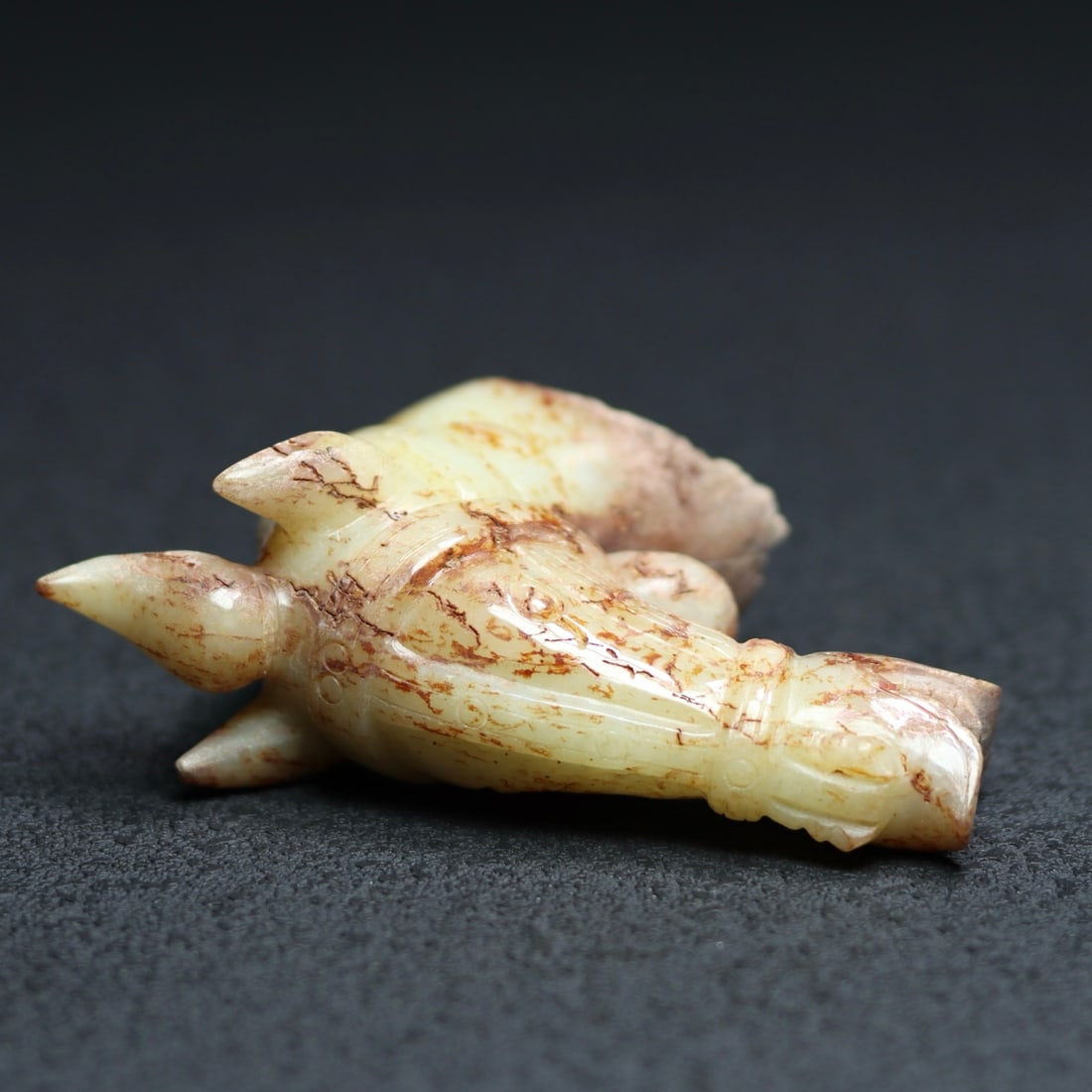 Old Chinese Hetian Jade Horse Head Statue - 8