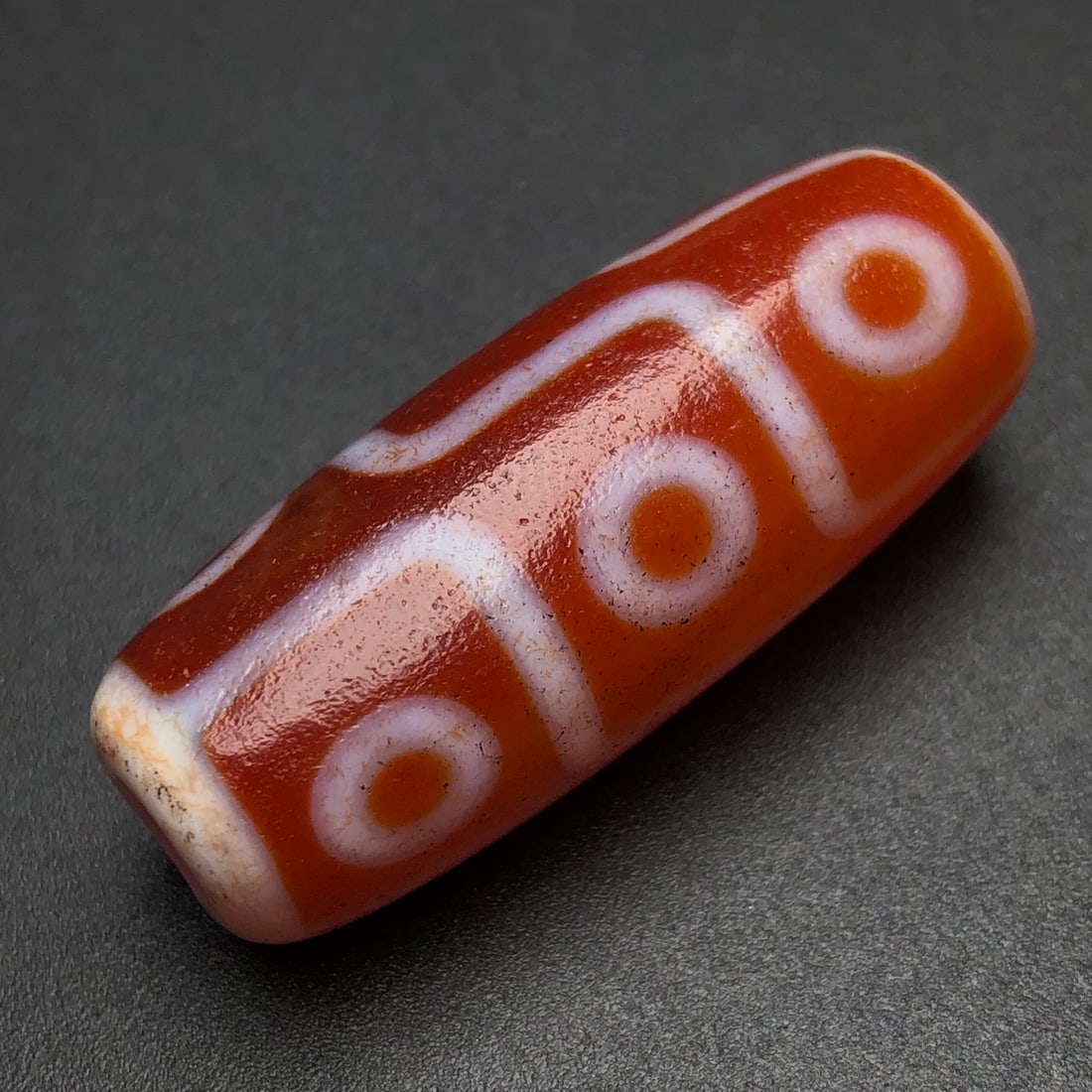 Old Tibetan Nine Eyes DZI Agate Pendant - 2