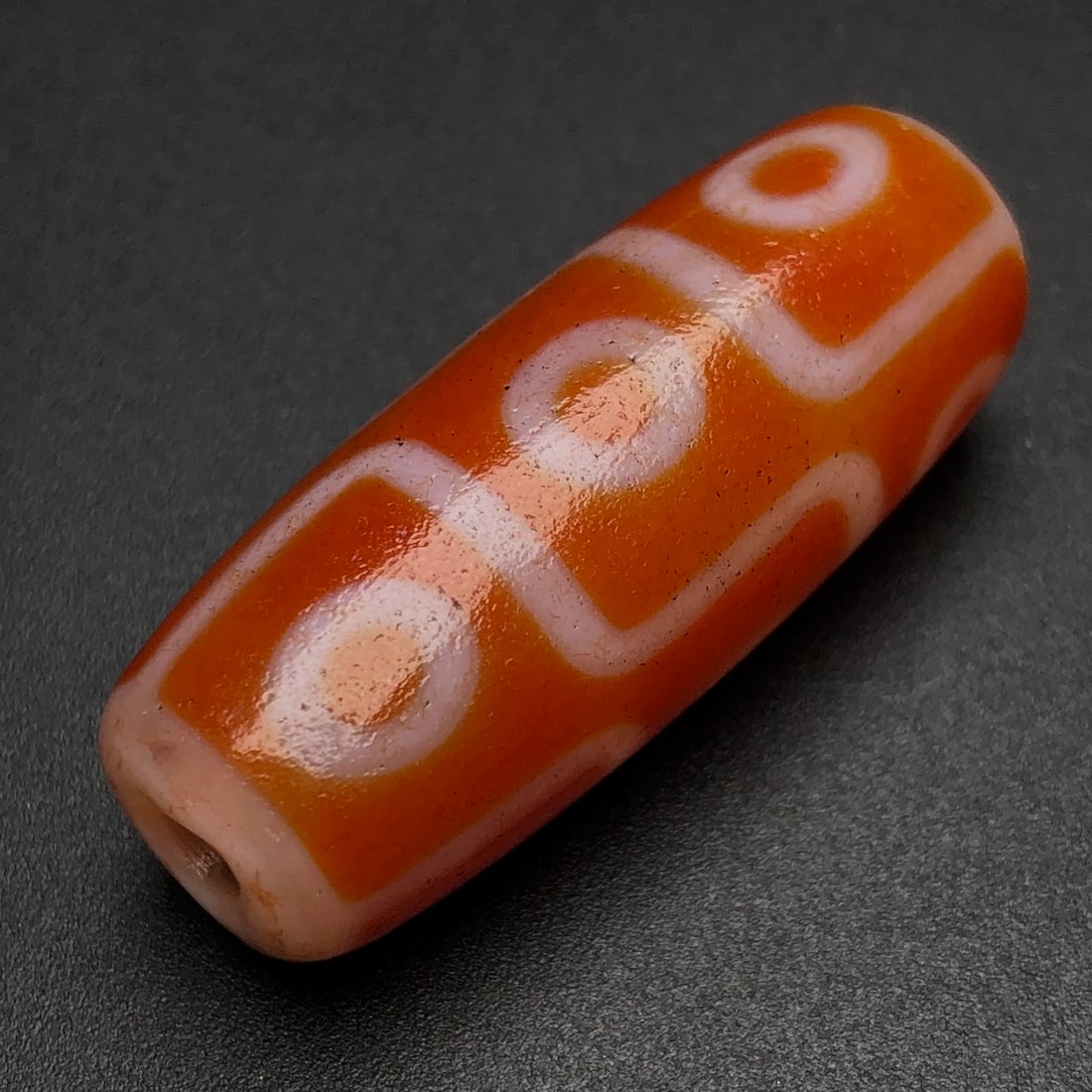 Old Tibetan Nine Eyes DZI Agate Pendant - 3