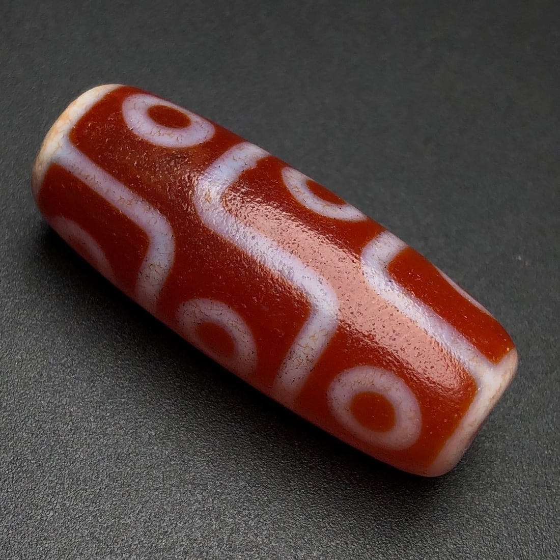 Old Tibetan Nine Eyes DZI Agate Pendant - 4