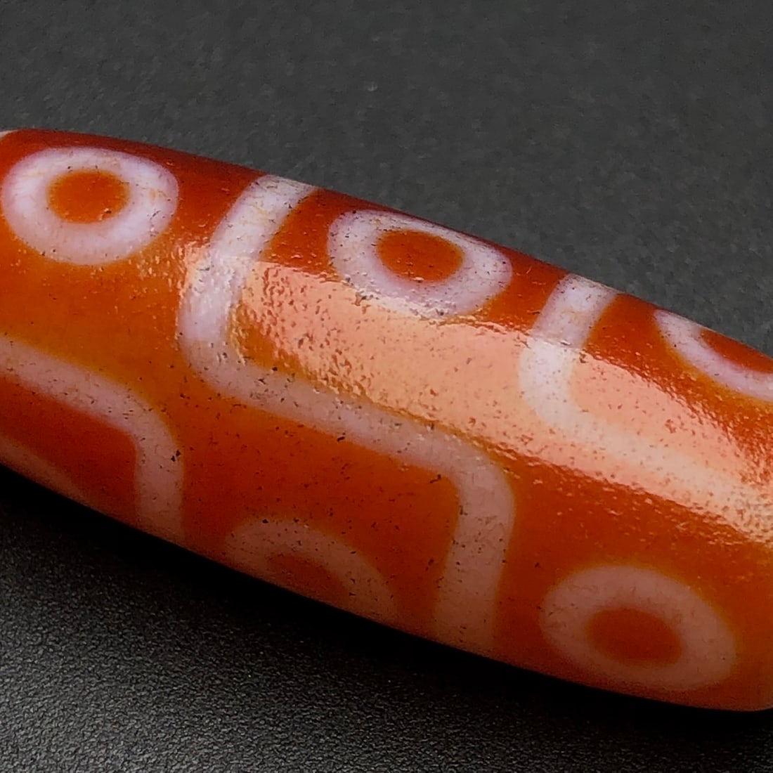 Old Tibetan Nine Eyes DZI Agate Pendant - 8