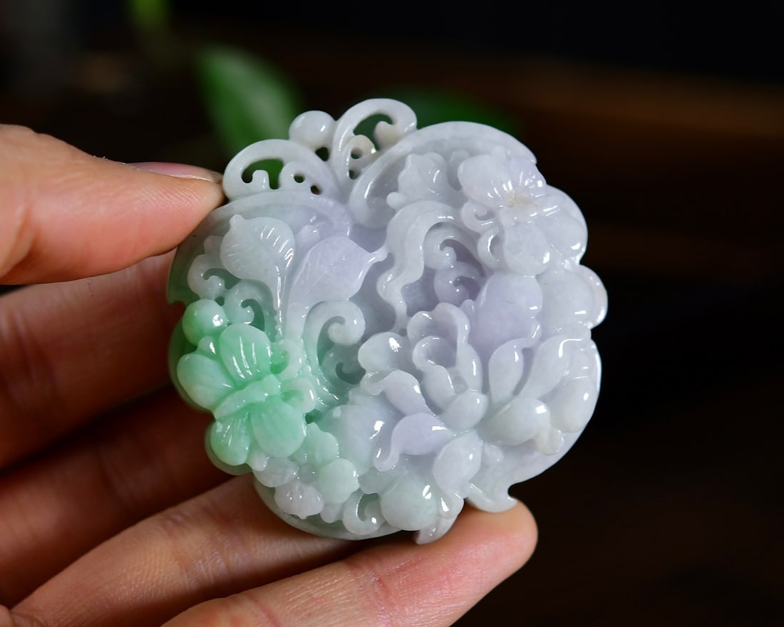 A Set Natural Jadeite Pendant & Bracelet with Certificate - 6