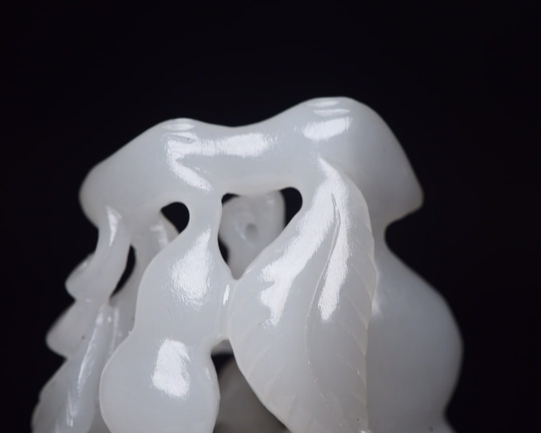 Openwork Chinese Hetian Jade Gourd Pendant - 3