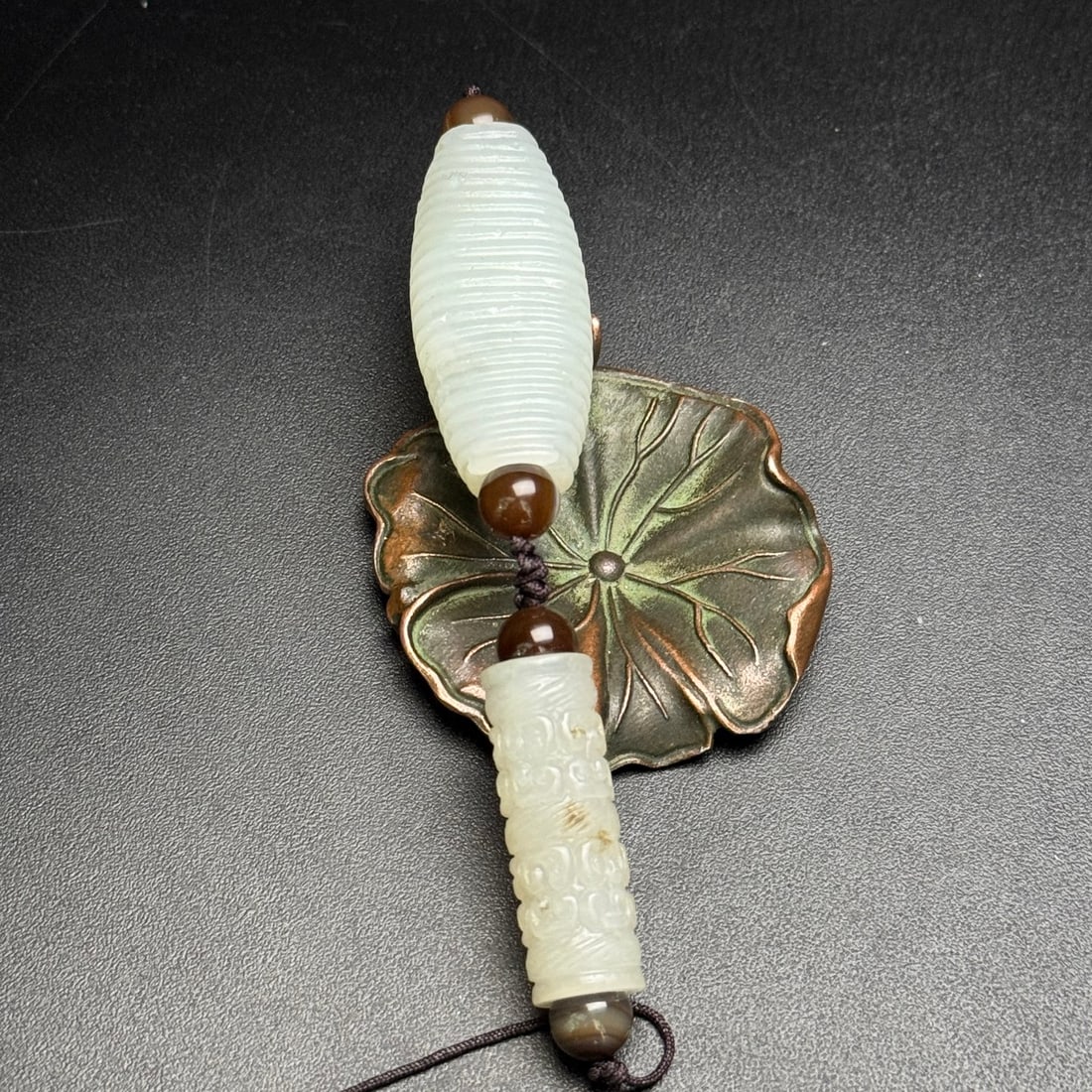 Chinese Hetian Jade Lezi Pendant - 3