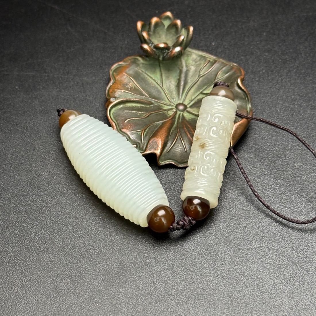 Chinese Hetian Jade Lezi Pendant - 7