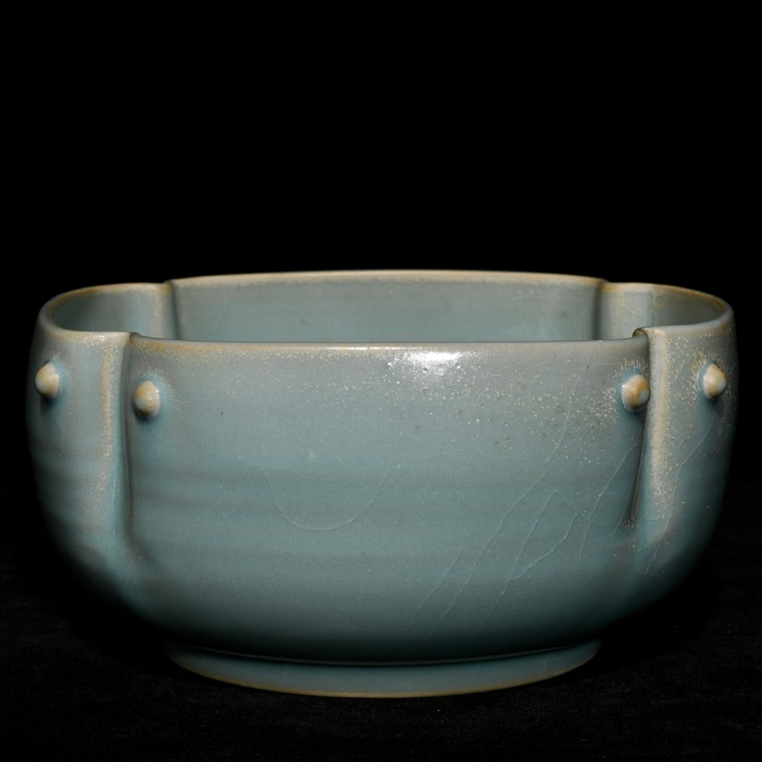 Chinese Ru Kiln Sky Blue Glaze Porcelain Brush Washer (1 of 9)
