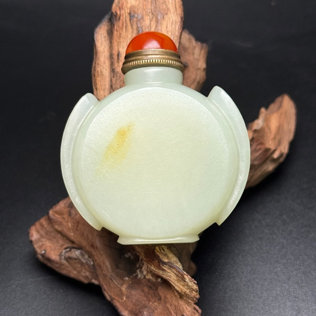 Chinese Hetian Jade Snuff Bottle - 2