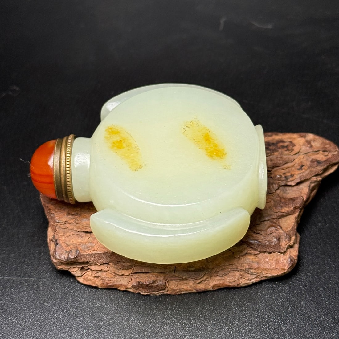 Chinese Hetian Jade Snuff Bottle - 7