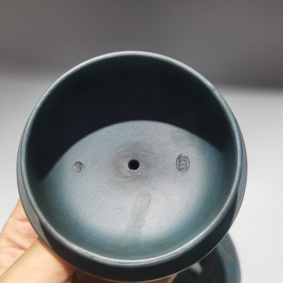 Chinese Yixing Zisha Clay Dragon Phoenix Teapot - 7