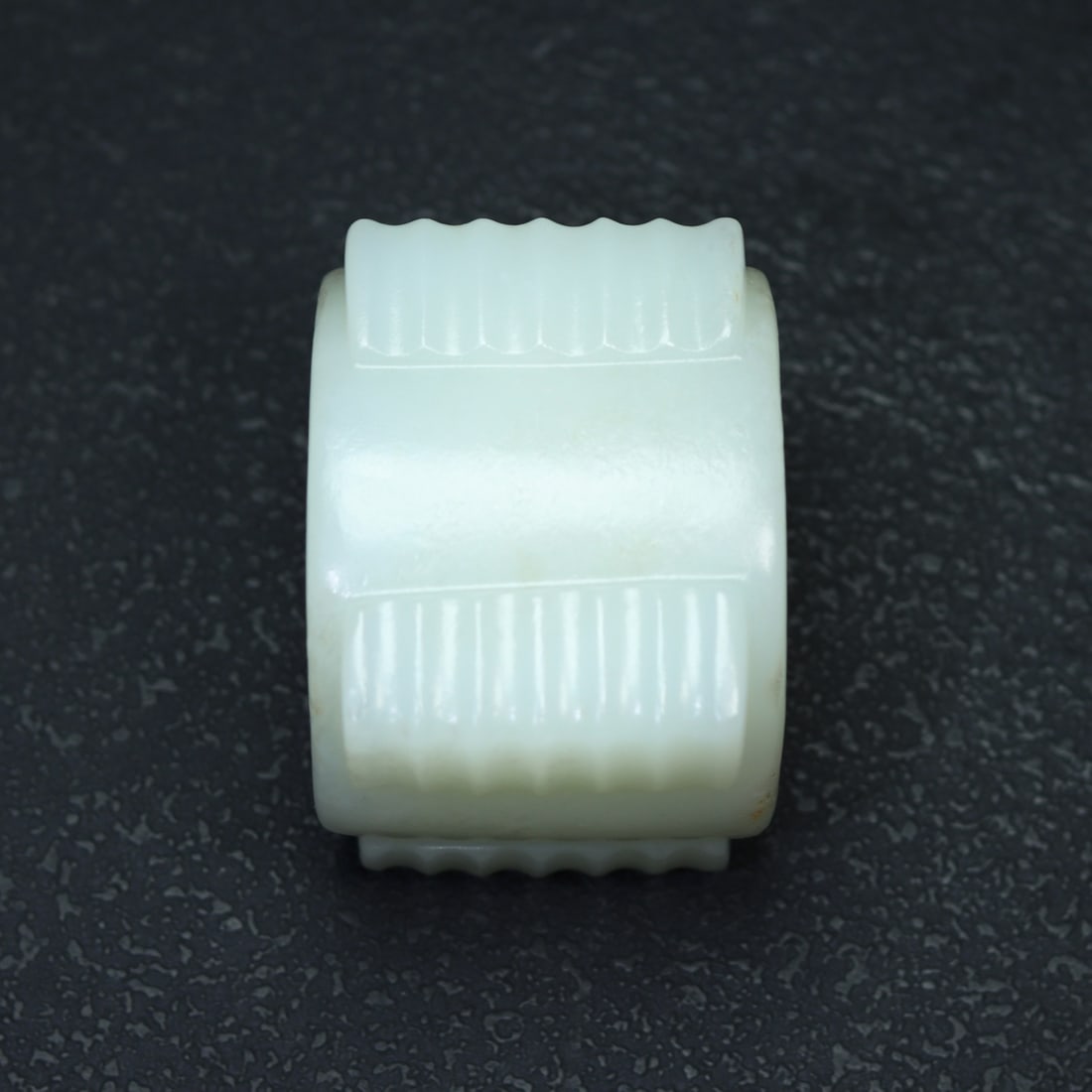 Superb Chinese Hetian Jade Pendant - Cong - 6