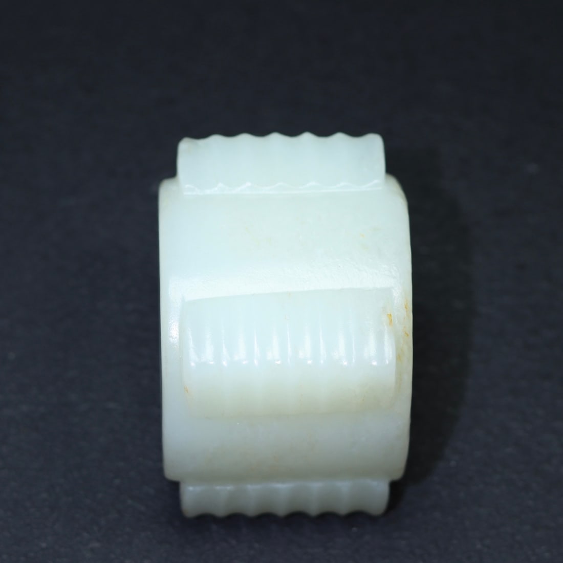 Superb Chinese Hetian Jade Pendant - Cong - 8